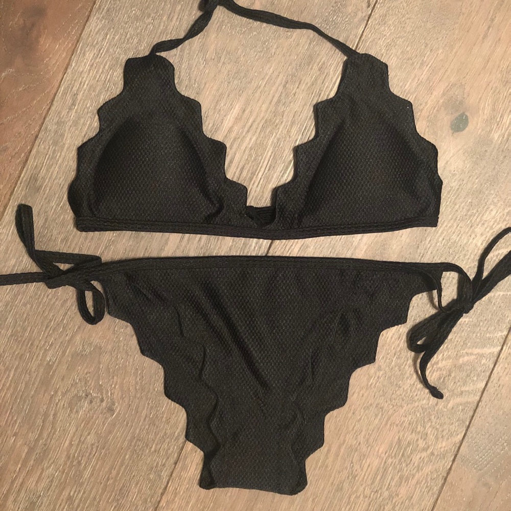 NEW Scalloped String Bikini